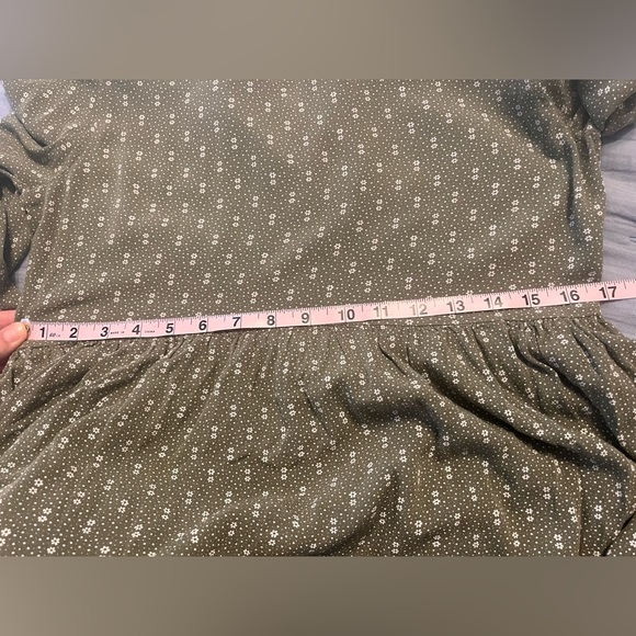 BP. green floral mini dress - Picture 7 of 8